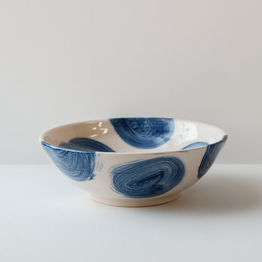 Blue Slip Bowl No.5 - One off Piece