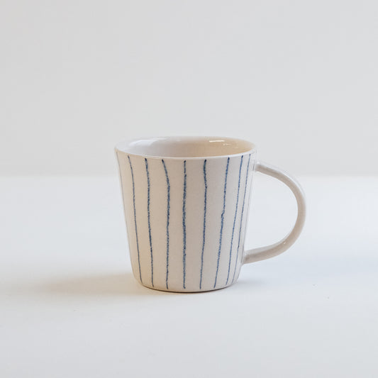 Beaker Mug - Blue Stripe