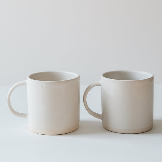 Matte White Mugs - Set of 2 SECONDS