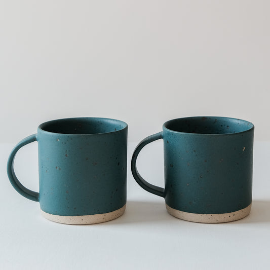 Nori Green & Speckled Mugs - Set of 2 SECONDS