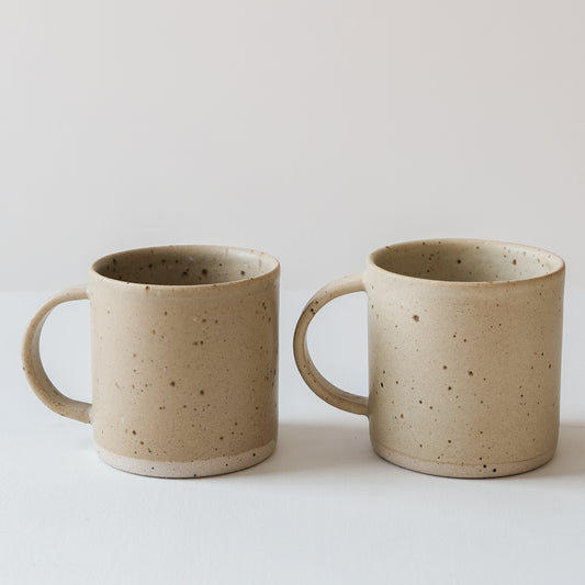 Spelt & Speckled Mugs - Set of 2 SECONDS