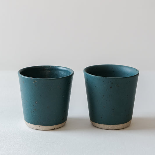 Nori Green & Speckled Beakers - Set of 2 SECONDS