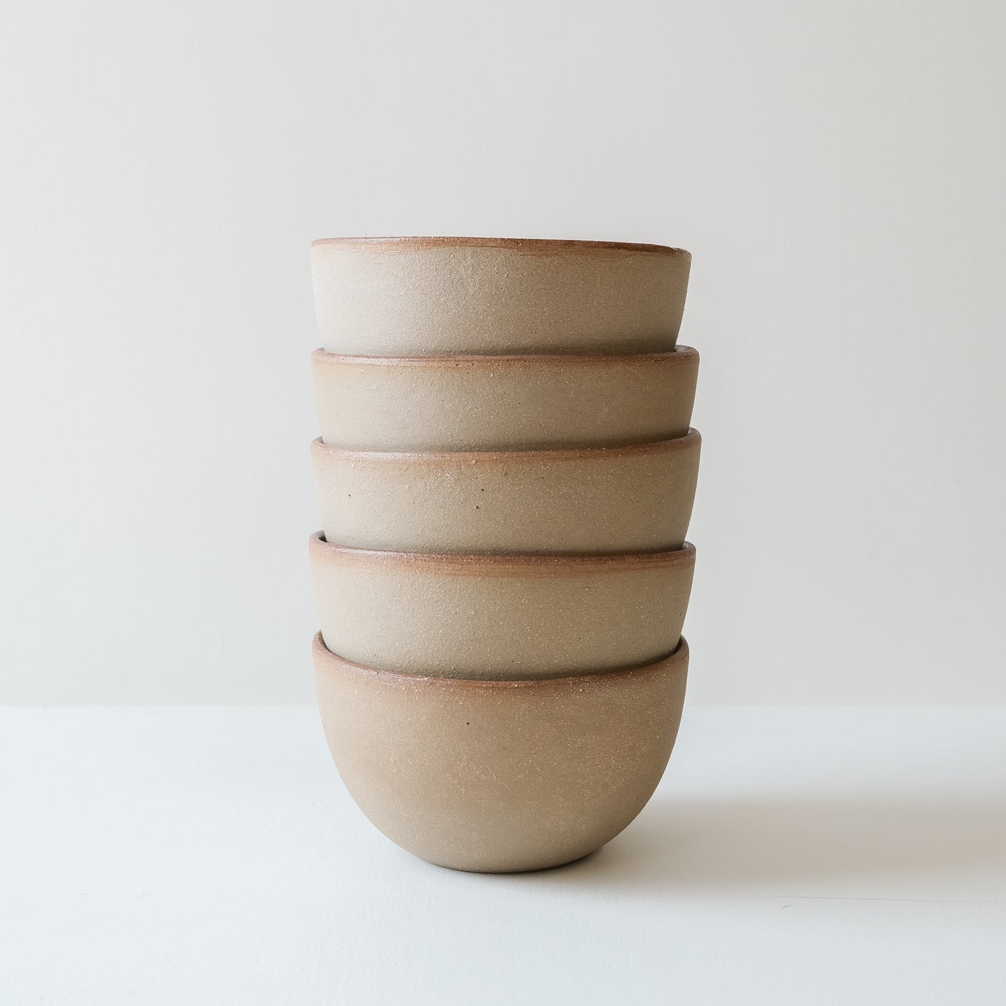 Everyday Cereal Bowl Oat - Set of 5 SECONDS - DOR & TAN