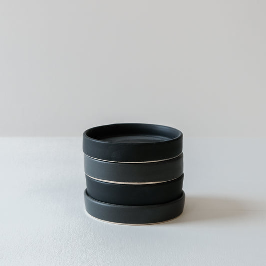 Everyday Pinch Dish Charcoal - Set of 4 SECONDS