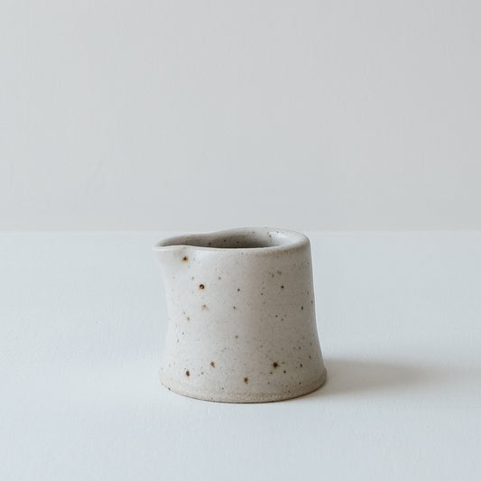 Creamer Matte White & Speckle - SECONDS