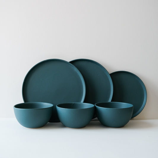 Set of Everyday Dinnerware Nori Green - Set of 6 SECONDS