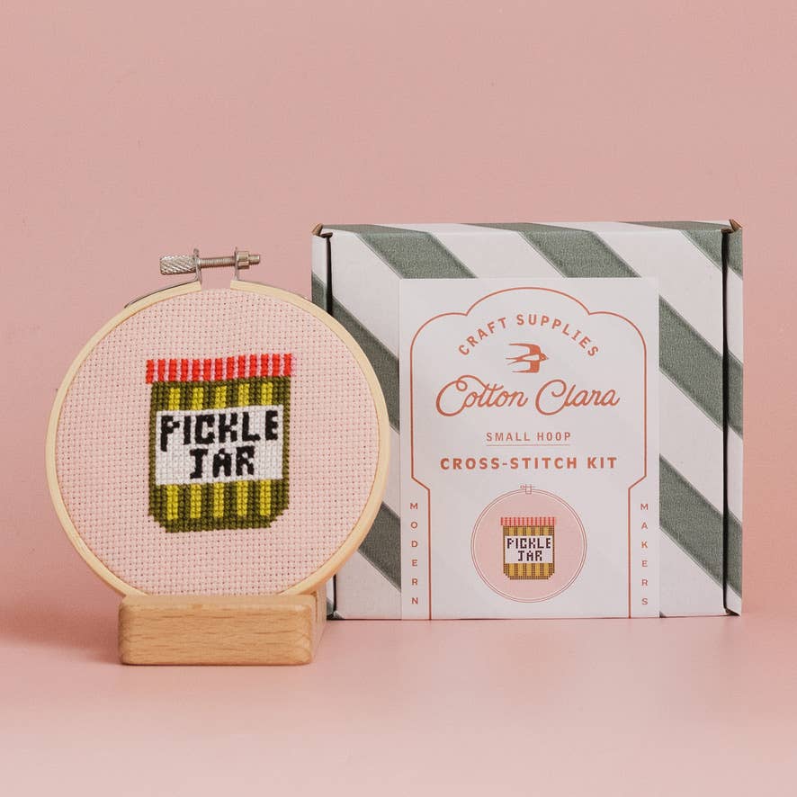 Pickle Jar - Cross Stitch Kit