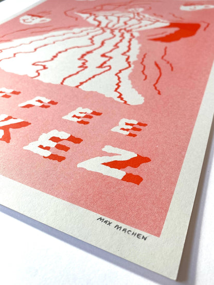 Riso print (A3) - Coffee Shakez