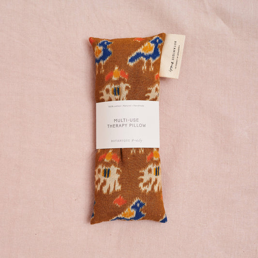 Multi-Use Lavender Eye Pillow - Block Printed Birds
