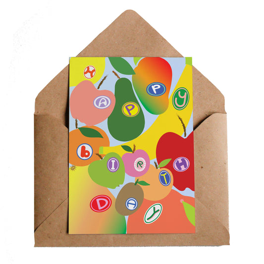 Greeting card - Birthday Fruits