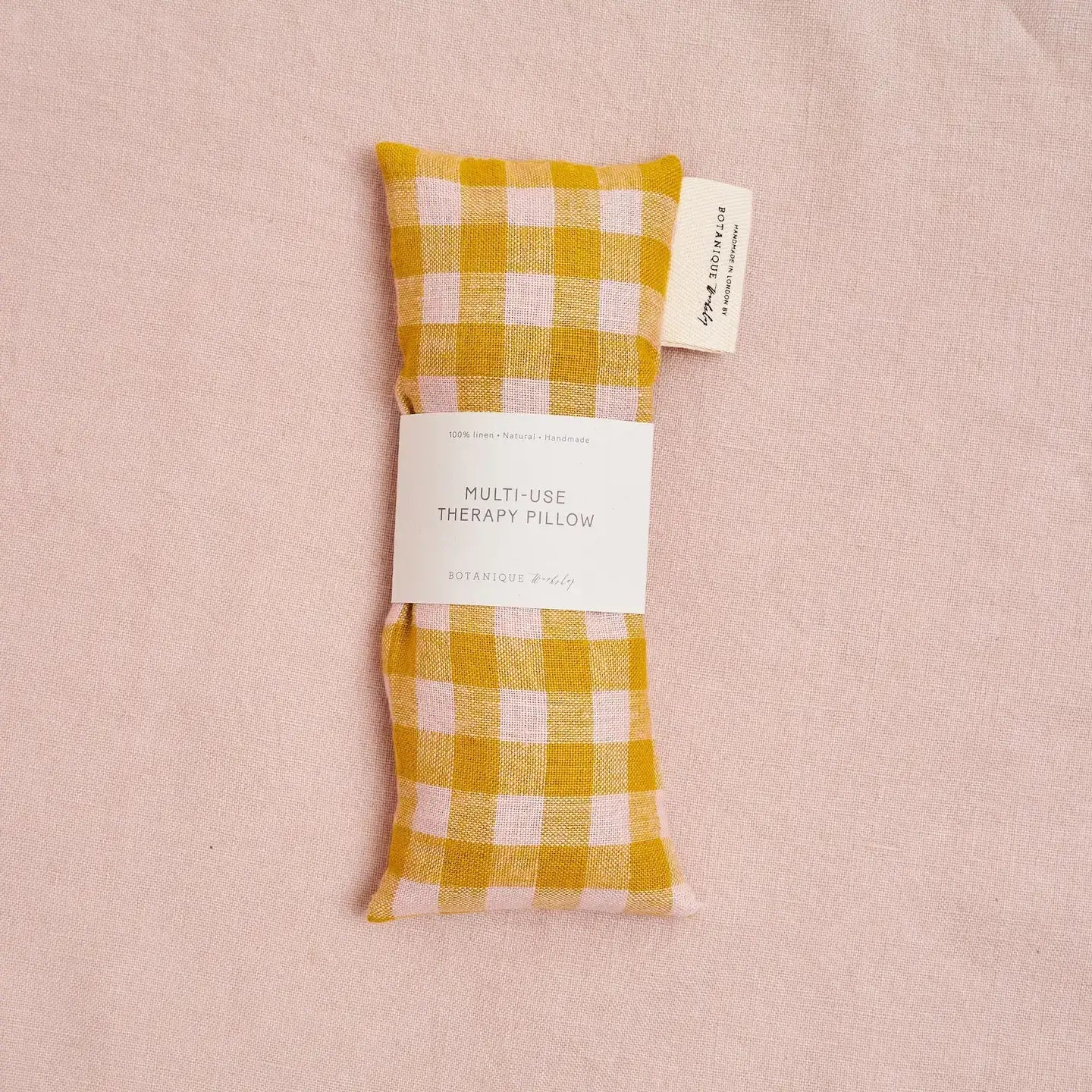 Multi-Use Lavender Eye Pillow - Linen Wes Gingham