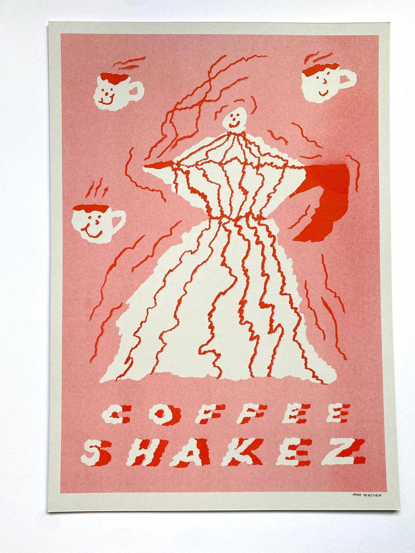 Riso print (A3) - Coffee Shakez