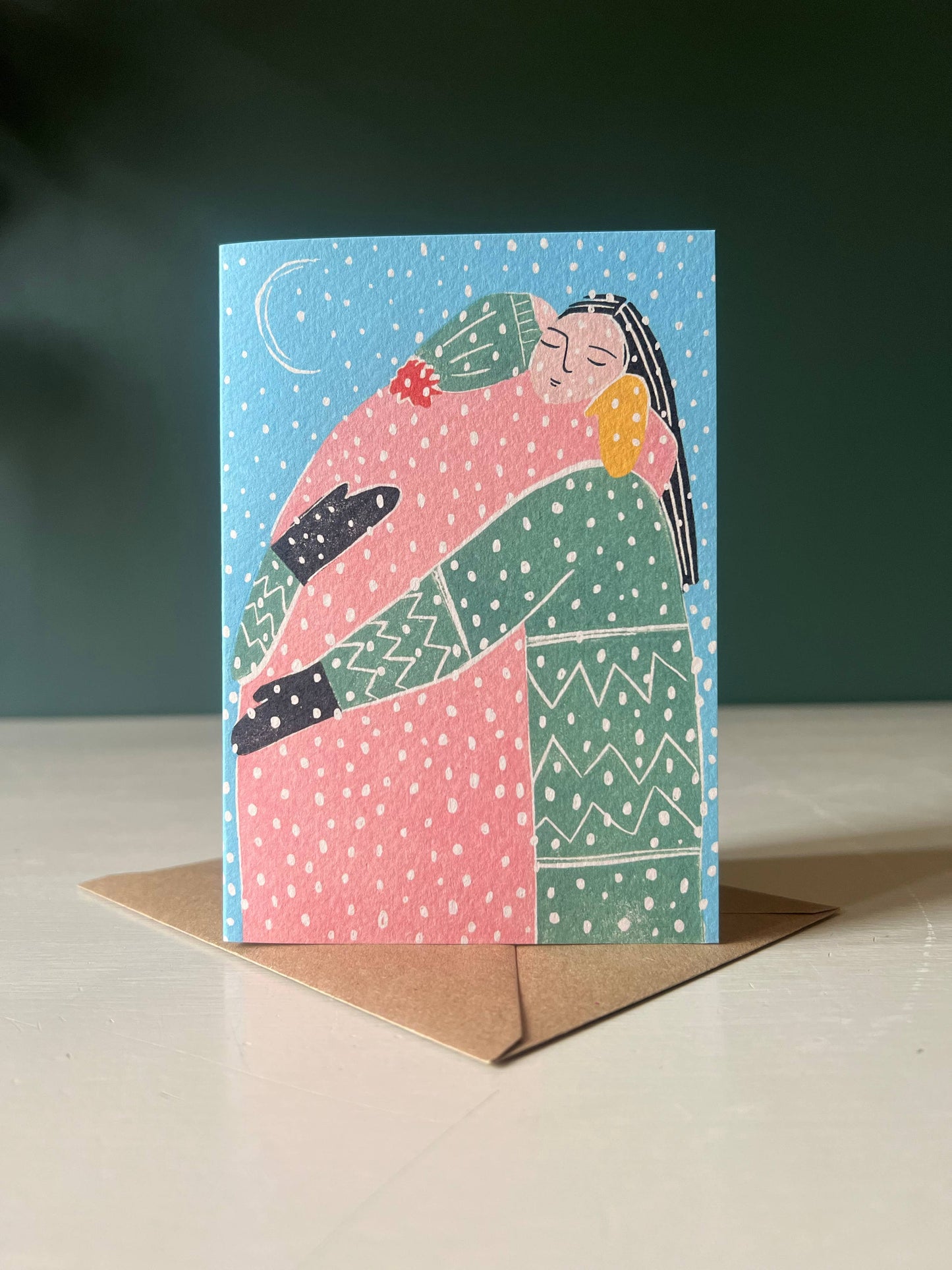 Greeting Card - Christmas Winter Hugs