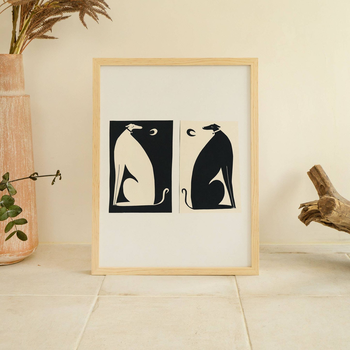 A5 GICLÉE PRINT - SIGHT HOUNDS