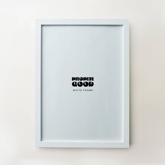 A3 wood frame - White