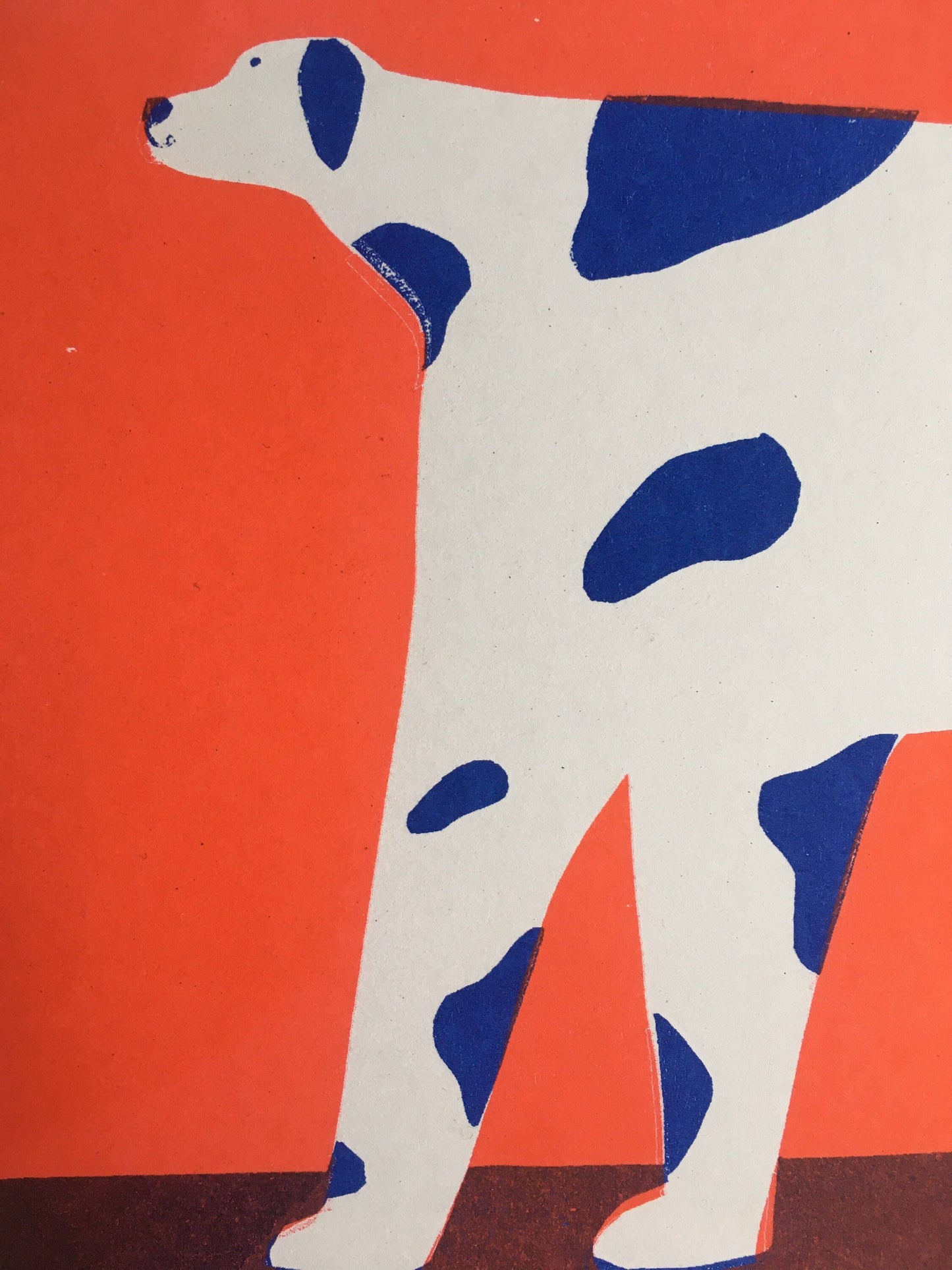 Riso print (A4) - Bon Garçon Dog