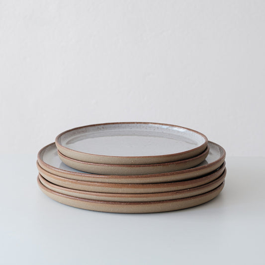 Dinner & Side Plates Oat - Set of 2 Dinner & 2 Side Plates (Seconds)