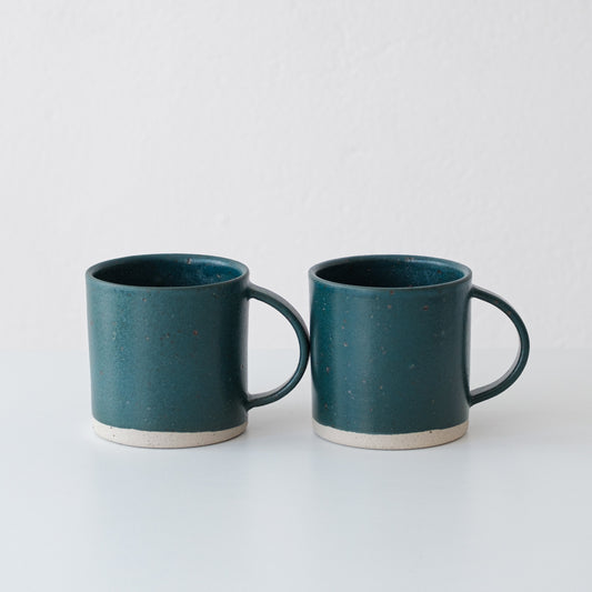 Nori Green & Speckled Mugs - Set of 2 (Seconds)