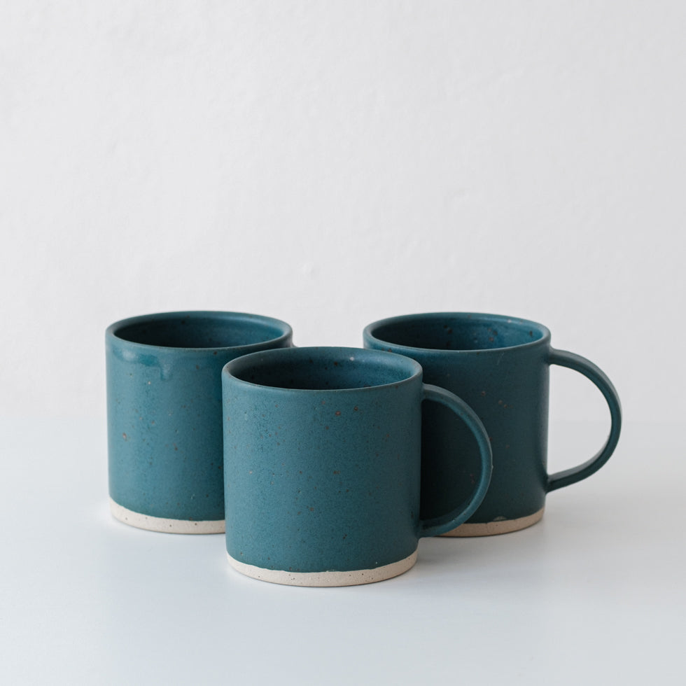 Nori Green & Speckled Mugs - Set of 3 (seconds)