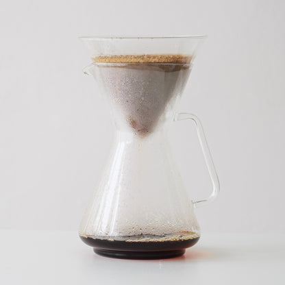 Coffee Maker & Strainer - Glass