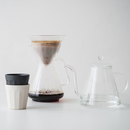 Coffee Maker & Strainer - Glass