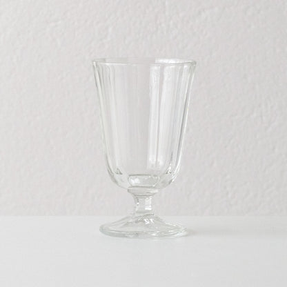 Faceted Wine Glass
