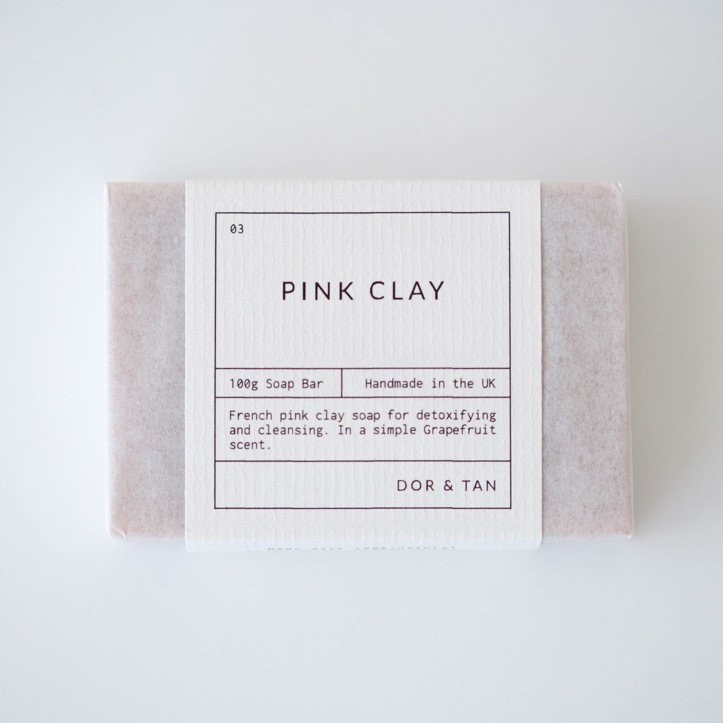 Soap Bar - Pink Clay