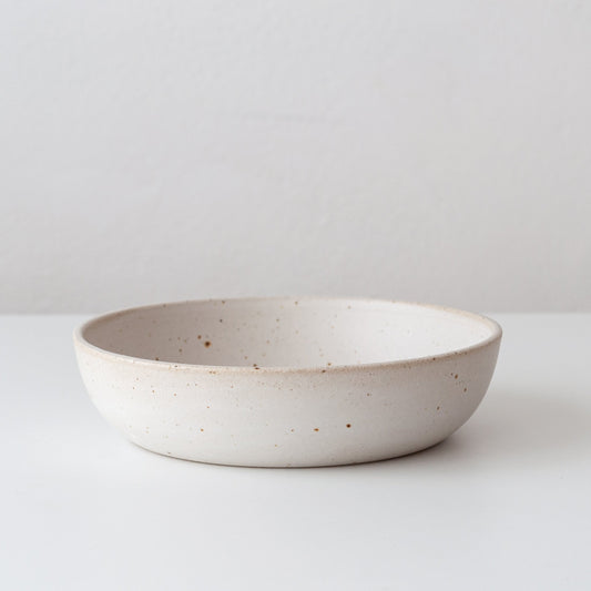 Everyday Pasta Bowl Set of 2 - Matte White & Speckle (Seconds)