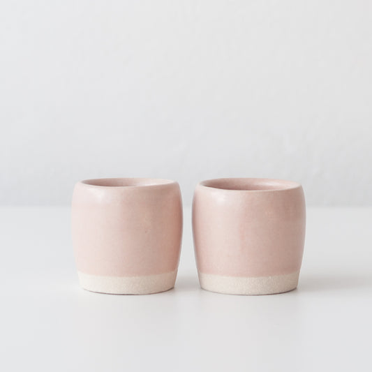 Espresso Cups - Feldspar Pink, Espresso Cups - DOR & TAN | Contemporary Handmade Tableware
