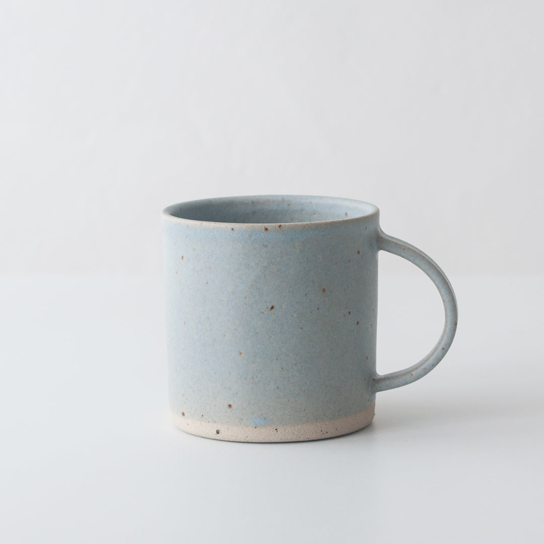 Hand Thrown Stoneware Ceramic Mug - Blue Speckled | DOR & TAN