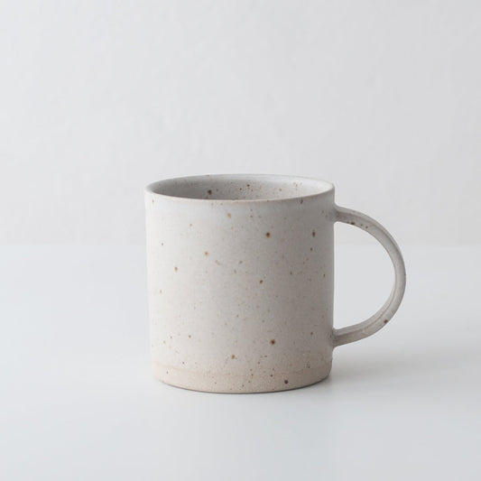 Set of 2 Mugs - Matte White & Speckled (seconds)